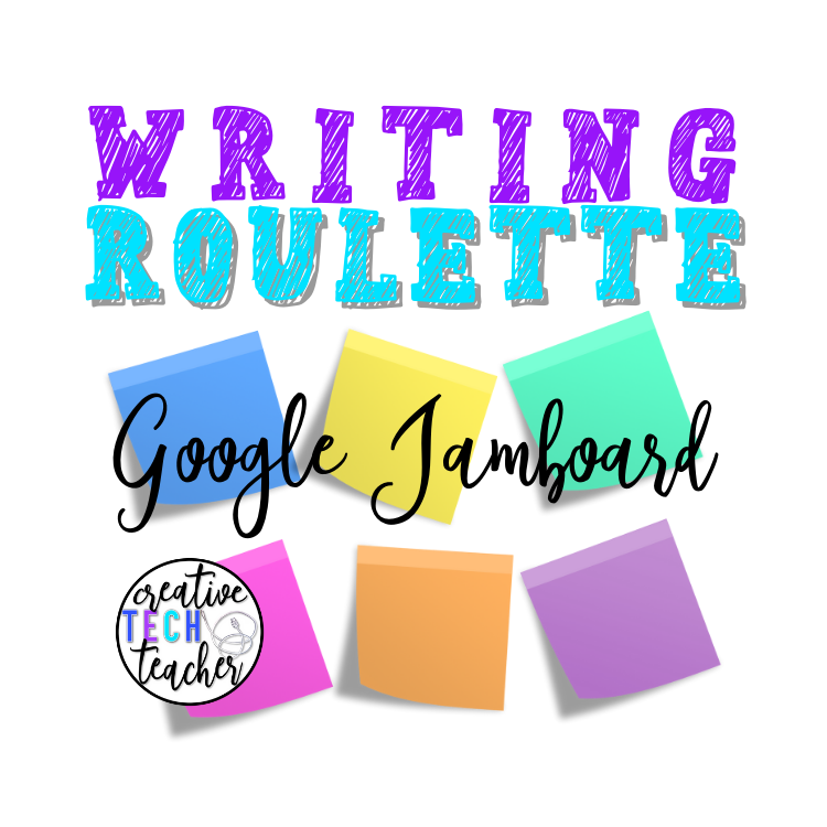 Writing Roulette game for writing prompts using sticky notes
